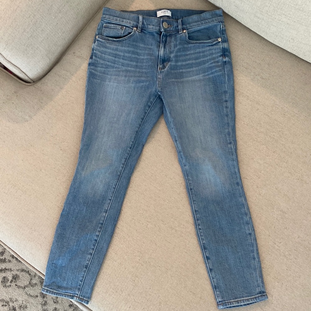 LOFT Outlet Petite Skinny Ankle Jeans
